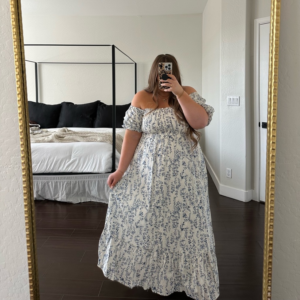 Floral Print Maxi Dress